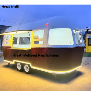 Great intelli China เหล็กกล้าไร้สนิมอาหารจานด่วน (รุ่นรถเข็นกาแฟ-intelli) ได้รับการรับรองสำหรับการจัดเลี้ยงกาแฟไอศกรีม Winery - Product Image 3