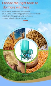 Thức ăn trộn máy dọc 1 tấn động vật chăn nuôi gia cầm thức ăn Máy xay và Máy trộn - Product Image 4