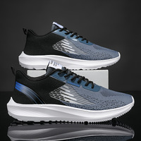 Chaussures de course respirantes légères de haute qualité avec empeigne en mesh respirant et semelle intérieure souple Chaussures de course sportives pour hommes
