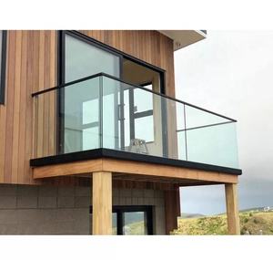 Balustrades et mains courantes <span class=keywords><strong>de</strong></span> balcon d'appartement en acier inoxydable sans cadre à montage au sol, design moderne, résistantes à la rouille, à prix abordable - Product Image 3
