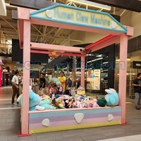 Vente chaude grande machine de griffe de personne réelle de jeu de carnaval d'intérieur pour la machine de griffe humaine de cadeau de prise de prix pour le centre d'amusement