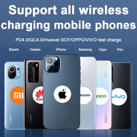Usine personnalisé Ultra mince Mini Portable Powerbank chargeur batterie externe charge rapide magnétique sans fil batterie externe