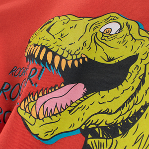 En vrac En Gros Enfants Vêtements <span class=keywords><strong>De</strong></span> <span class=keywords><strong>Dessin</strong></span> Animé <span class=keywords><strong>de</strong></span> <span class=keywords><strong>Dinosaure</strong></span> Impression Vêtements Garçons Manches Longues Coton T-shirts - Product Image 3