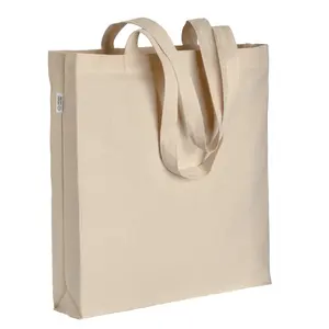 Borsa shopper in cotone biologico, merchandising sostenibile - Product Image 1
