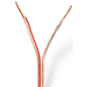 Câble de haut-parleur 2x1,50 mm 25 m, câblage haute performance de qualité audio pour systèmes stéréo - Product Image 1