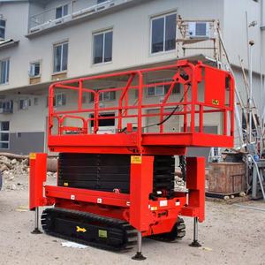 Diskon besar 12m gunting dorong listrik, peralatan konstruksi dan bangunan Platform pengangkat - Product Image 3