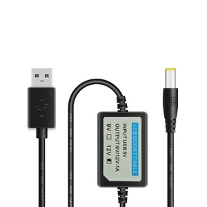 Câble convertisseur de puissance USB <span class=keywords><strong>DC</strong></span>-<span class=keywords><strong>DC</strong></span> étanche <span class=keywords><strong>5V</strong></span> vers 9V 12V avec prise <span class=keywords><strong>DC</strong></span> 5.5*2.1mm 5.5*2.5mm pour mini-ventilateur - Product Image 2