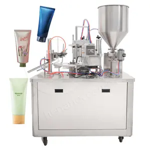 OCEAN Automatic Hand Cream Soft Plastic Tube End Seal Toothpaste Metal Tube Filler and Sealer Machine