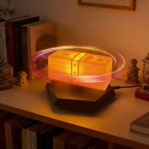 Anti Gravity Dollar Table Lamp LED Warm <b>Light</b> Floating Money Stack Night <b>Light</b> Home Desktop Decorative For Gamer - Product Image 5