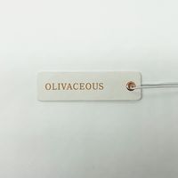 Eco-Friendly Haute Qualité Impression Personnalisée Logo Etiquettes de Luxe Balançoire Etiquettes de Vêtement Étiquettes volantes en Papier avec Corde pour Vêtements