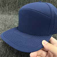 Gorra Deportiva de Alto Rendimiento de 7 Paneles de Secado Rápido, con Logotipo Personalizado, para Golf y Running, con Perforaciones Láser, Ajustable, Impermeable para Hombre