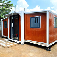XH Moderne Modulaire Extensible Pliant Mobile Salon/Bureau Camping Pods Conteneur Préfabriqué Petites Maisons Prêt Navire Kit Maison En Acier