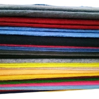 Feutre non tissé aiguilleté respirant et écologique à prix abordable, coloré, fait main, 2mm 4mm 6mm 8mm, 100% polyester