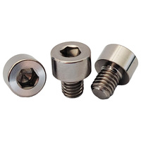 Baut Titanium GR5 M4*6mm, Baut Kepala Cangkir Hex Socket CNC, Harga Pabrik, Sekrup Kepala Bulat Hex Dalam