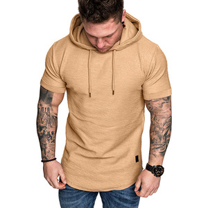 Sudadera con capucha de manga corta para hombre y mujer, Jersey deportivo liso Multicolor a la moda, gran oferta - Product Image 5