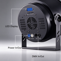 Igracelite 250W Projecteur de scène à effet blinder, lumière rétro blanc chaud doré, DMX512, Projecteur de scène LED pour DJ, discothèque, mariage