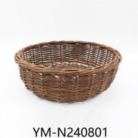 Panier en saule bon marché en gros Panier de rangement en osier durable pour paniers à provisions