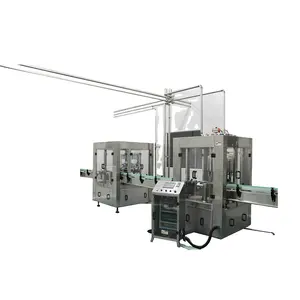 three in one filling machine bottle packing line for tomato paste filling machine