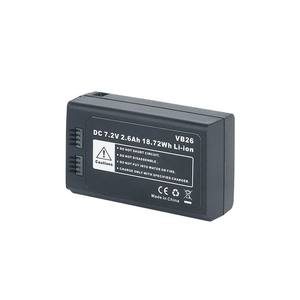 <span class=keywords><strong>Godox</strong></span> <span class=keywords><strong>V1</strong></span> Flash Battery VB-26 VB26 Li-Ion Battery Pack 7.2V 2600mAh pour <span class=keywords><strong>V1</strong></span> Camera flash lamp 650 full-power flashs avec série - Product Image 1