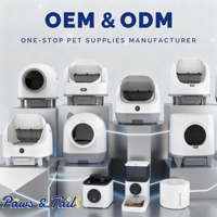 Litière automatique pour chat Pet Pivot 2025, à ouverture supérieure, autonettoyante, avec capteur infrarouge, construction en plastique, grande capacité