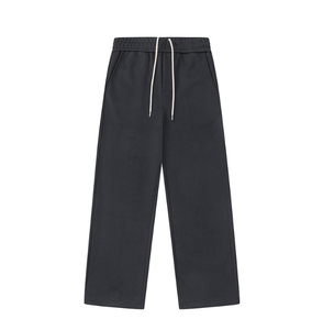 Erkekler ve kadınlar için rahat, rahat, havadar, gevşek uydurma, dökümlü örgü düz bacak kavisli <span class=keywords><strong>Sweatpants</strong></span>. - Product Image 2