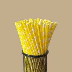 Accept Custom China Manufacture Pajita De Papel Custom Best Quality Paille En Papier Cheap Price Blue pink Paper <b>Straw</b> - Product Image 2