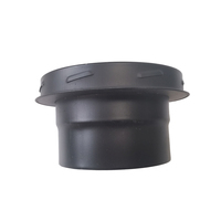 Chapeau de cheminée pour poêle à bois OEM, 6 pouces, renforcé, avec vis, installation facile