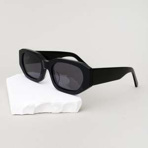 Lunettes de soleil polarisées œil de chat UV400 pour femmes, monture petite en acétate, style rétro, personnalisables avec logo, collection 2025 - Product Image 1