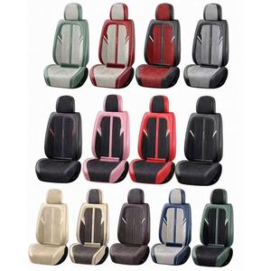 ปลอกหุ้มเบาะรถยนต์หนังหรูหราแบบสากล ปลอกหุ้มเบาะรถยนต์ผ้าลินิน - Product Image 5