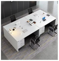 Vente directe d'usine de bureaux scolaires et de bureaux informatiques simples et modernes pour le mobilier de bureau