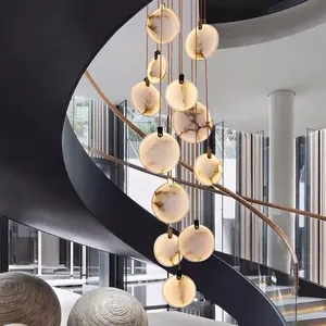 Modern Personality Artistic Innovation Round Chandelier Corridor Stair Chandelier Can Be Customized