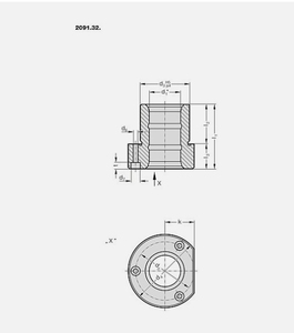 Rodamiento con Brida Sin Mantenimiento para Conjuntos de Pilares Guía - Product Image 2
