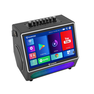 เครื่อง5.25ลำโพงคู่เสียงทุ้ม2ทางฝังเพชร40W ระบบ Android แรงสูงลำโพงคาราโอเกะแบบ all-in-<span class=keywords><strong>one</strong></span> พร้อมหน้าจอสัมผัส - Product Image 3