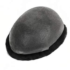 TOPUNIQUE TUS01 Peruca Frontal de Renda com Pele Fina e Invisível 100% Cabelo Humano Real, Sistema de Reposição Capilar Não Cirúrgico para Problemas de Calvície Masculina - Product Image 3