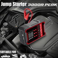 High-power car battery emergency starter 24000mAh 2000A 12V lithium battery car emergency starter with air pump tire inflator po