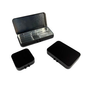 <span class=keywords><strong>Scatola</strong></span> di <span class=keywords><strong>latta</strong></span> resistente al bambino per alimenti, imballaggio sicuro con coperchio incernierato, contenitore metallico per alimenti e conservazione a base di erbe - Product Image 6