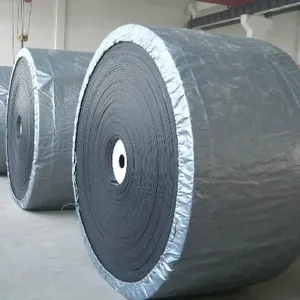 ST1250 Industrial Stainless Steel Rubber Conveyor Belt For Cement Coal Flat Belt