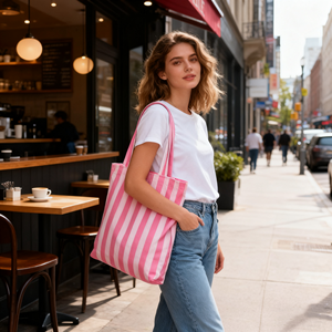 Borse Tote Pieghevoli in Tela di Cotone Grandi, Durevoli ed Ecologiche, Personalizzabili con Stampa, Riutilizzabili per la Spesa, <span class=keywords><strong>Extra</strong></span> <span class=keywords><strong>Large</strong></span> da Donna - Product Image 5