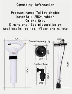 Produits de salle de bain drague d'égout bouché déboucher toilette puissant <span class=keywords><strong>évier</strong></span> desentupidor piston de vidange d'air et <span class=keywords><strong>pompe</strong></span> blaster - Product Image 6