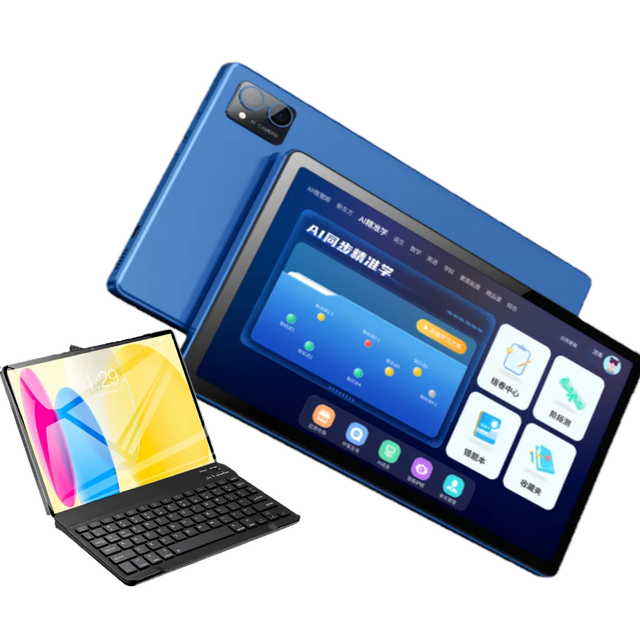 Android 13.0 GMS Business Tablet 6g+128g 1280*800 IPS Screen Learning Educational Tablet PC with Keyboard Optional