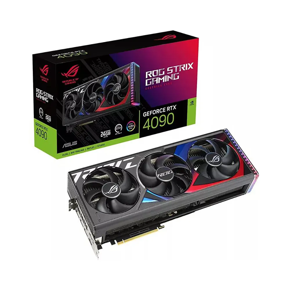 Placa de vídeo, ausu 4090 rtx rog strix 24gb oc gaming