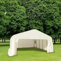 Abri de voiture extérieur personnalisé OEM ODM 20X20 pieds, abris de voiture robustes pour le stationnement des voitures, tente de garage pliable portable, auvent de tente