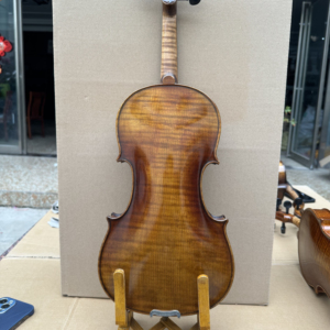 SurpassMusica プロフェッショナル 4/4 3/4 1/2 ハンドメイド ストラディバリウスモデル バイオリン ソリッドスプルーストップ メイプルバック スピリットニス仕上げ - Product Image 3