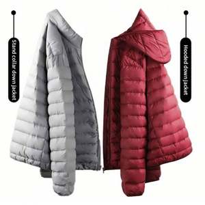 Doudounes Légères et Chaudes pour Hommes – Deux Styles Tendance : Vestes d'Hiver avec ou sans Capuche - Product Image 3