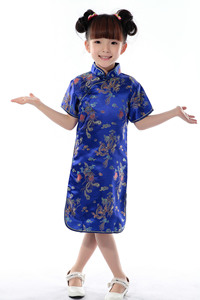 Bebé Qipao niña vestido Chi-Pao Cheongsam niños ropa niños vestidos Niñas Ropa boda <span class=keywords><strong>princesa</strong></span> vestido dragón <span class=keywords><strong>y</strong></span> Fénix - Product Image 3