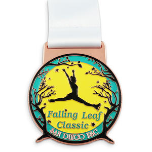 Medaglie Personalizzate in Metallo Oro e Argento per Danza, Ginnastica Artistica, Premio per Regali - Product Image 2