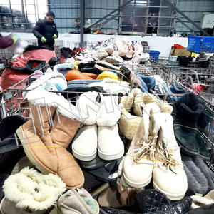 Fournisseur <span class=keywords><strong>de</strong></span> chaussures d'hiver Vente en gros en usine <span class=keywords><strong>de</strong></span> <span class=keywords><strong>bottes</strong></span> <span class=keywords><strong>de</strong></span> <span class=keywords><strong>neige</strong></span> plates souples en cuir imperméable pour femmes Balle <span class=keywords><strong>de</strong></span> chaussures usagées mixtes - Product Image 1