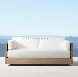 Muebles de Exterior de Diseño Especial de Lujo, Conjunto de Sofá Individual de Madera de Teca - Product Image 2