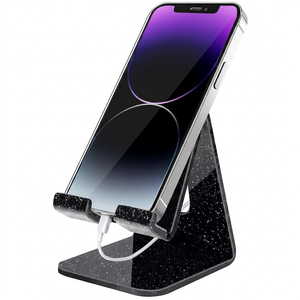 Soporte Acrílico para Teléfono Celular, Soporte Transparente Portátil para Escritorio, Compatible con Phone 16, 15, 14, 13 Pro Max, Mini, 12, 11 Plus, SE - Product Image 1