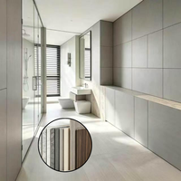 Panneau mural SPC moderne, imperméable, ignifuge, insonorisant, isolant thermique, installation facile, service de découpe sur mesure, usage domestique